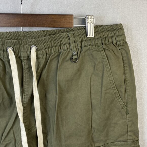 Hyper Denim Drop Crotch Pants Mens XXL Slim Cargo Jogger Tapered Green HD108 NWT - Picture 3 of 12